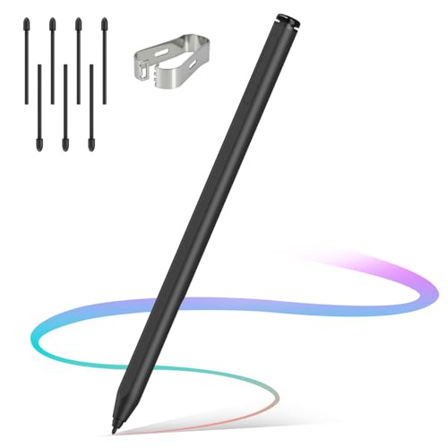 Ultra-Responsive Stylus – EMR Digital Pen for Remarkable 2 & Kindle Scribe, 4096 Pressure Levels, Tilt Support, Palm Rejection, Durable Felt Tips, Magnetic Attachment, 0.01mm Precision Eraser