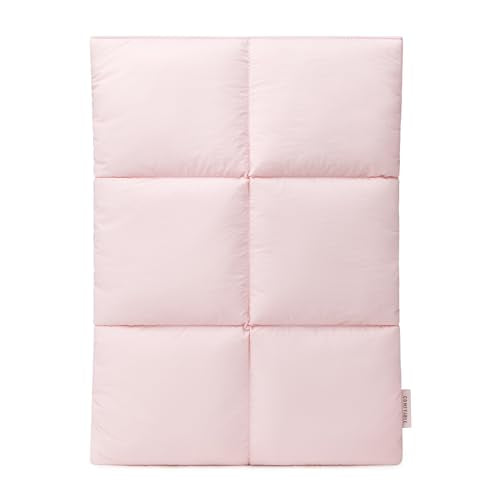 Comfyable Puffy Laptop Sleeve 15 Inch 16 Inch, Quilted Puffer Laptop Carrying Case, Pillow Pouch Compatible for MacBook Air 15 in M4 2025 & MacBook Pro 16 in M4 2024, Light Pink - color: Light Pink, size: For 15" Mac Air / 16" Mac Pro