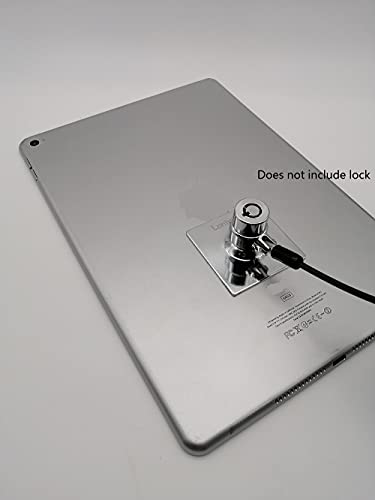 Anchor Plate Adhesive Security Plate with Slot for Cables to Lock Down Laptops, Tablets, Monitors,iPhone Smart Phone, MacBook Pad Ipad, Tablet, Other Electronic Products (Chrome 5Pack)