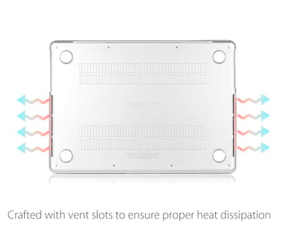 UESWILL for MacBook Pro 16 inch Case M5 M4 M3 M2 M1 A3429 A3428 A3403 A3186 A2991 A2780 A2485 (2021-2026 Release), Glossy See Through Hard Shell Cover + Microfiber Cloth, Transparent - color: Transparent, size: MacBook Pro 16" (M1 M2 M3 M4 M5)