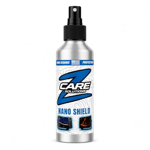Screen & Glass Cleaner Spray with Ceramic Coating - Hydrophobic Protection for Sunglasses, Boat Screens, Electronics - Streak Free Water Repellent - Nano Shield by Z Care