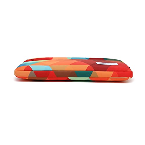 Canvaslife Rainbow Peacock Pattern 13 inch Canvas Laptop Sleeve with Pocket 13 inch 13.3 inch Laptop 13 case13 Sleeve - color: Rainbow, size: 13 inch/13.3 inch