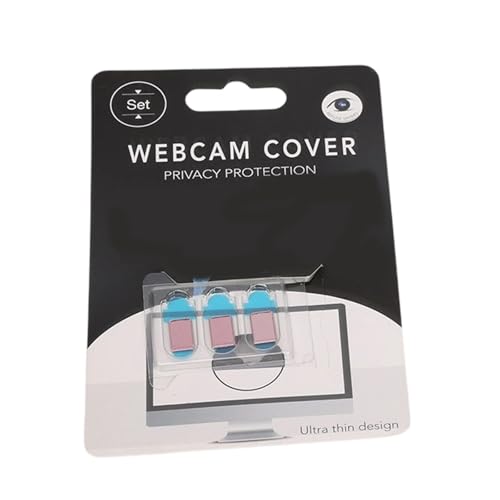 3 Discreet Webcam Privacy | 0.7mm Tool-Less Adhesive Cover Smartphones, Tablets, Laptops | Anti-Peeping Design Camera Privacy Cover Protector Suitable for Laptops Tablets Phones Tool - color: C