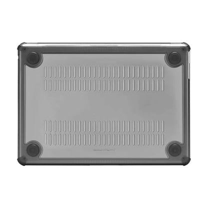 MOSISO Compatible with MacBook Air 15 inch Case M5 2026 M4 M3 M2 2025-2023 | A3448 A3241 A3114 A2941,Anti-Cracking,Heavy Duty Shock-Absorbing Hard Shell Case with TPU Bumper&Keyboard Cover, Smoke Gray - color: Smoke Gray