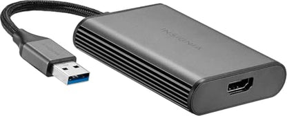 INSIGNIA TV, Monitor & Display Adapters – 4K Ultra HD, 60W Power Delivery, USB 3.0 5Gbps – Compatible with MacBook, iPad, Chromebook, Windows Laptops (USB to HDMI Adapter) - style: USB to HDMI Adapter