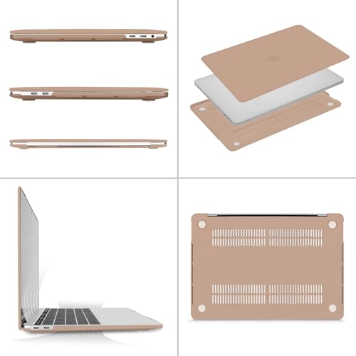 MOSISO Compatible with MacBook Pro 13 inch Case M2 M1, Bronze Brown | Plastic Hard Shell Case Cover 2026-2016A2338 A2251 A2289 A2159 A1989 A1708 A1706 with/without Touch Bar - color: Bronze Brown