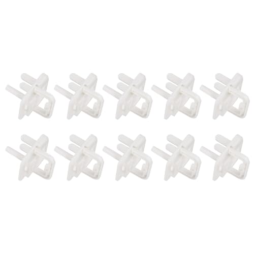 MECCANIXITY 10 Pack Outlet Covers Proofing, Plug Covers Easy Installation Electric Plug Protectors Safety Socket Cover Plugs Protector White - color: White