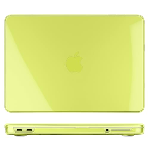 DONGKE Clear Case for MacBook Neo 13 Inch 2026 (Model A3404 | A18 Pro Chip) | Crystal Citrus Hard Shell Cover with Screen Protector & Keyboard Cover & 2 USB-C Adapters - color: Crystal Citrus