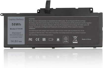 BND F7HVR Laptop Battery Replacement for Dell Inspiron 17 7737 7746 15 7537 5545 Series Ins15HD-2528 Ins15HD-1528 Ins15HD-1828T G4YJM 062VNH T2T3J Battery 14.8V 58Wh