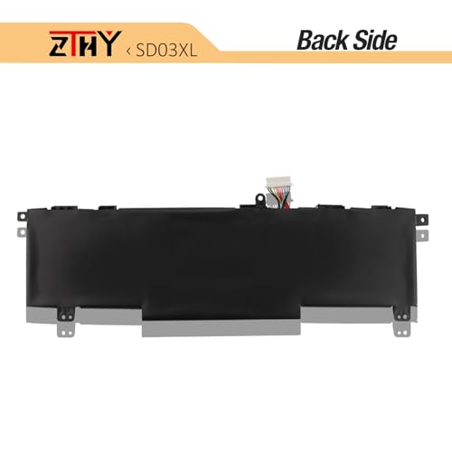 52.5Wh SD03XL Battery Replacement for HP Omen 15 2020 15-EK0000 15-EK0013DX | Omen 15-EN 15-EN0000 15-EK0023DX 15-EK0025TX 15-EK0010TX 15-EN0013AX 15-EN0002LA SD06XL L84392-005 L84394-005 11.55V 3-Cell - size: 10.23*3.15*0.27 inch SD03XL