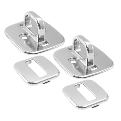 SUPVOX 2pcs Laptop Lock Anchor Fixed Base Security Plate Zinc Alloy Anti-Theft Solution Compatible with Notebook for Office and School Use