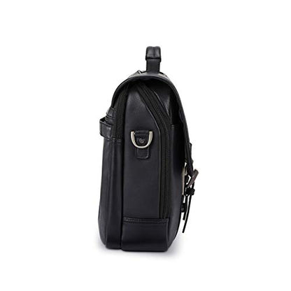 Samsonite Classic Leather Flapover - color: Black