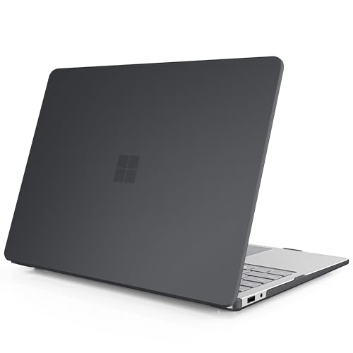 Mektron Matte Case for 2025 Microsoft Surface Laptop Windows 11 Copilot+ PC Surface Laptop 13 Inch Touchscreen Display Cover Fits Model 2095, Matte Black - color: Matte Black