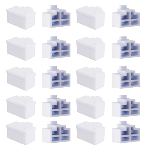 20 Pcs Rj45 Dust Cap, Port Protector, Transparent Silica Gel | Anti-dust Port Plug Cover Cap, Transparent Silica Gel Protector for Computers Monitor Tv Router, Dust Prevention for Ports - color: Transparent, size: RJ45