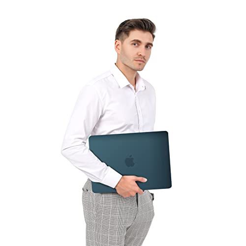 MOSISO Compatible with MacBook Pro 16 inch Case M5 M4 M3 M2 M1 2026-2021 | A3429 A3428 A3403 A3186 A2991 A2780 A2485, Protective Hard Shell Case&Keyboard Cover&Screen Film&Pouch, Deep Teal - color: Deep Teal