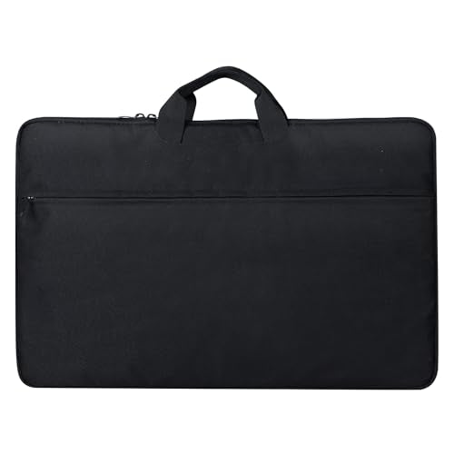UPERFECT Laptop Sleeve 24-inch for Laptop/Portable Monitor/Notebook/Tablet with Large Capacity Side Pockets & Durable Handle-Waterproof/Shockproof-Padded Compartments-Zippered Accessory Storage - size: 24"