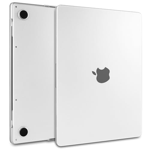 Batianda Matte Ultra-Thin Case for M4 New MacBook Pro 16 inch 2024 2023 2021 Release Model A3403 A3186 A2991 Durable Fingerprint-Resistant, Precision Fit, with TPU Keyboard Cover, Translucent - color: Translucent
