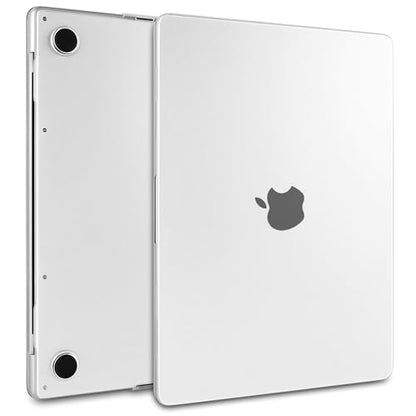 Batianda Matte Ultra-Thin Case for M4 New MacBook Pro 16 inch 2024 2023 2021 Release Model A3403 A3186 A2991 Durable Fingerprint-Resistant, Precision Fit, with TPU Keyboard Cover, Translucent - color: Translucent