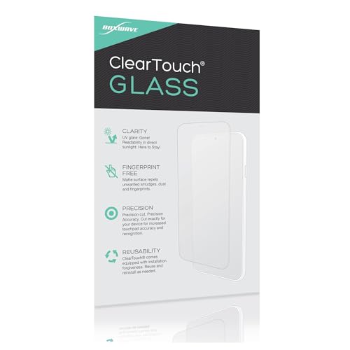 BoxWave Screen Protector Compatible with Dell Inspiron 14 5000 (14 in) - ClearTouch Glass (2-Pack), 9H Tempered Glass Screen Protection (2-Pack)