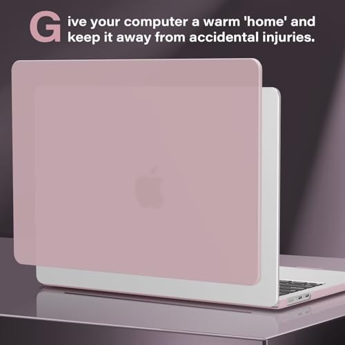CISSOOK Frosted Baby Pink Case for MacBook Pro 14 inch 2021-2026, Hard Shell Case Keyboard Cover USB Adapter for MacBook Pro 14 A3434 A3427 A3426 A3112 A3185 A3401 M1-M5 Chip, Baby Pink - color: Pro14inch-Baby Pink