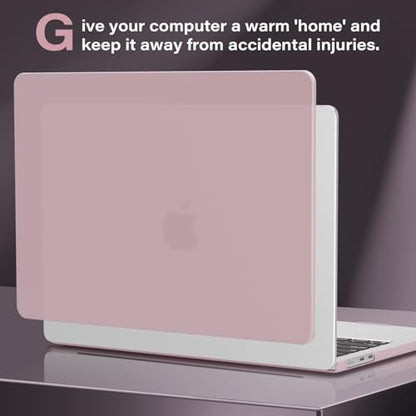 CISSOOK Frosted Baby Pink Case for MacBook Pro 14 inch 2021-2026, Hard Shell Case Keyboard Cover USB Adapter for MacBook Pro 14 A3434 A3427 A3426 A3112 A3185 A3401 M1-M5 Chip, Baby Pink - color: Pro14inch-Baby Pink