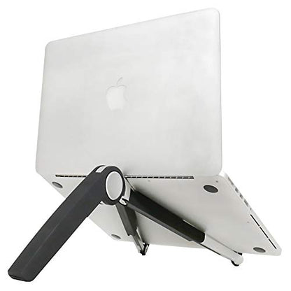 Laptop Stand Adjustable Portable Tablet Holder,Cooling Portable Ventilated Stand,Multifunction Folding Bracket,Ergonomic Desktop Stand Fits Notebooks from 10"-17" and All Tablets