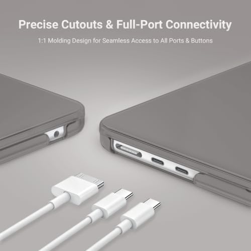 MOSISO Compatible with MacBook Air 15 inch Case M5 2026 M4 M3 M2 2025-2023 | A3448 A3241 A3114 A2941, Scratch-Resistant Protective Hard Shell Case&Keyboard Cover&ScreenFilm&Pouch, Gray - color: Gray