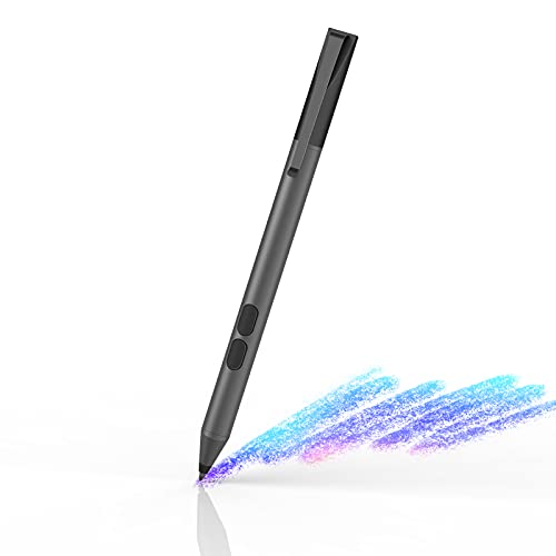Stylus Pen for HP Omnibook/Envy/Spectre/Pavilion x360, 1024 Pressure | MPP 1.51 Stylus Pen with Palm Rejection, 2500H Battery Digital Pen with Eraser for Drawing/Note-Taking, AAAA Battery Included - color: black