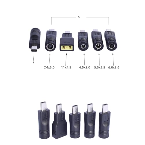 240W Power Adapter Converter Powerful DC7.5x4.0mm Male to Female Plug for G16 G14 Laptops Multiple Connector Size
