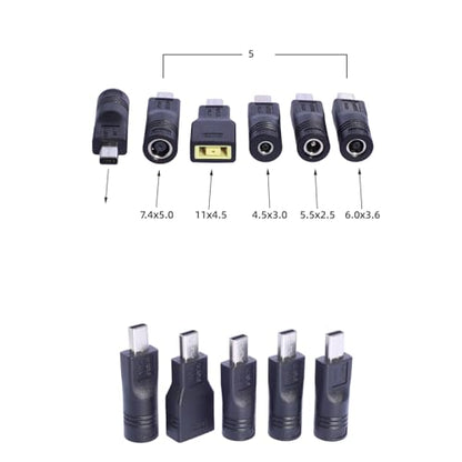 240W Power Adapter Converter Powerful DC7.5x4.0mm Male to Female Plug for G16 G14 Laptops Multiple Connector Size