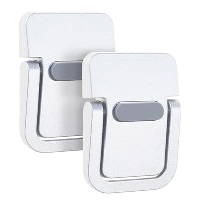 2PCS Foldable Laptop Stand Portable Notebook Holder Adjustable Cooling Bracket for Tablet - color: Silver Single Frame
