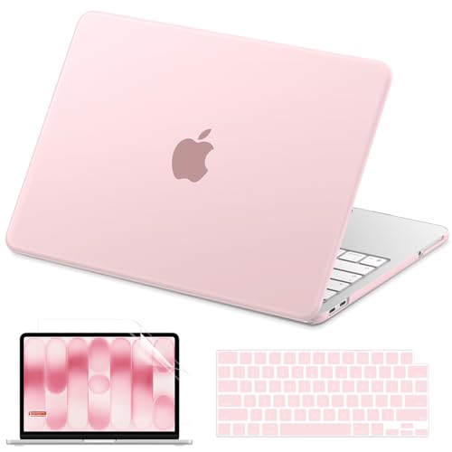 B BELK Case for MacBook Neo 13 inch 2026 Model A3404, Baby Pink | Matte Hard Shell, 2 Keyboard Covers, Screen Protector, Slim Fit, Scratch-Resistant - color: Baby Pink