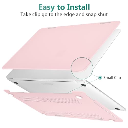 May Chen for MacBook Pro 16 Inch 2019 Release Model:A2141,Hard Shell Case Cover Screen Protector & Keyboard Cover for MacBook Pro 16 Retina with Touch ID & Touch Bar - Baby Pink - color: Baby pink