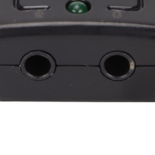 7.1 Channel USB External Sound Audio Adapter Laptop PC Sound Built in Amplifier and Volume Controls with 3.5MM Ports and Microphone for Wins/for Android