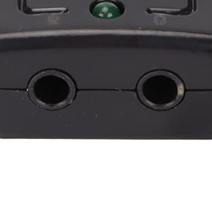 7.1 Channel USB External Sound Audio Adapter Laptop PC Sound Built in Amplifier and Volume Controls with 3.5MM Ports and Microphone for Wins/for Android