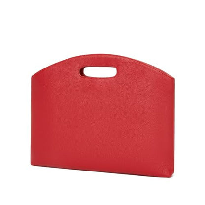 Official Document Computer Bag Stylishly Sleek with Multiple Compartments and Easy to Carry Design - color: Pomegranate Red/Pu