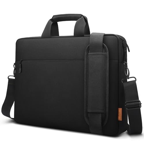 ZYB Waterproof Laptop Bag 14 Inch,Laptop Case 14 Inch Sleeve with Shoulder Strap,Notebook Briefcase for 14" Laptop Lenovo HP Acer ASUS DELL, Mac Air/Pro 15 etc 14in Laptop Bag Carrying Case Men-Black | Laptop Bag for 14 Inch Laptop Notebook Lenovo HP ASUS
