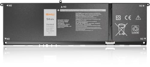 GHU V6W33 Laptop Battery 54Wh Replacement for Dell Inspiron 3510 3511 3515 3530 3535 5310 5320 5410 5420 5510 5515 5625, Latitude 3320 3330 3420 Vostro 3510 3520