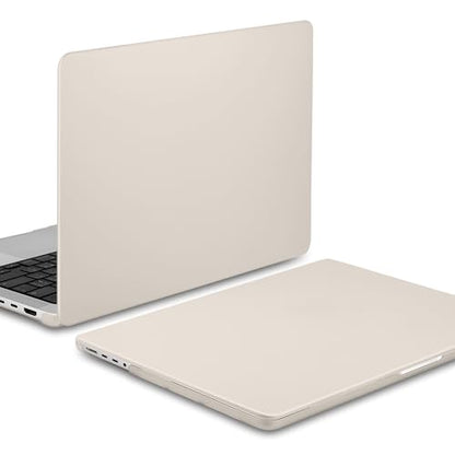 MEEgoodo for M5 MacBook Pro 16 inch Case 2026 2024 2023 2021 (Fit Model A3429/A3428/A3403/A3186/A2991/A2780/A2485) M5 M4 M3 M2 M1 Pro/Max, Laptop Case with Keyboard & Webcam Cover, Rock Gray - color: Rock Gray