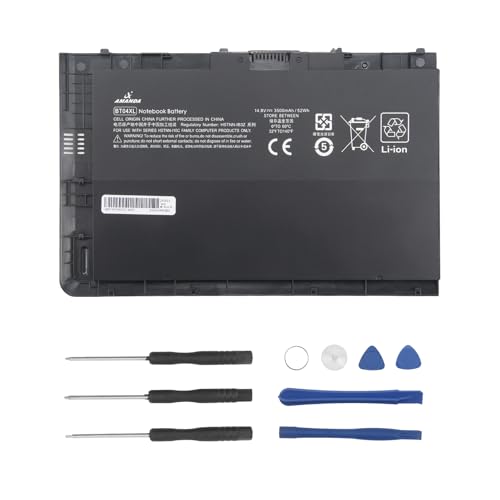 BT04XL Notebook Battery for HP EliteBook Folio 9470 9470M 9480m Ultrabook BT04 BA06 HSTNN-IB3Z HSTNN-I10C 687945-001 H4Q47AA 687517-241 HSTNN-DB3Z 687517-171-14.8V 52WH - size: 9.48*6.29*1.22 inch BT04XL