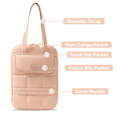 Puffy Laptop Sleeve for MacBook Pro/Air M4/M3/M2/M1 (2024-2019), iPad Pro/Air/Mini - color: Pink