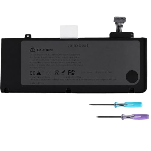 A1278 A1322 Battery Replacement for MacBook Pro 13 inch [Mid 2009 2010 2012 Early 2011 Late 2011] 661-5229 661-5557 020-6547-A 020-6765-A Long Lasting [63.5Wh 10.95V] - size: 8.27*3.07*0.43inch A1322