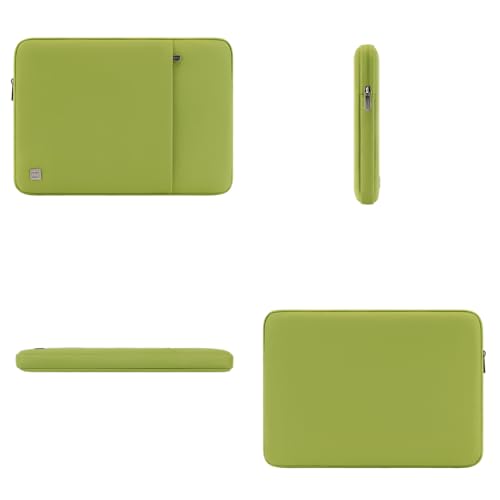 DOMISO Laptop Case Laptop Sleeve Cover for 16 inch MacBook Pro M4/M3/M2/M1 Pro/Max A3403 A3186 A2991 A2780 A2485 A2141,Compatible with 15.6 inch HP Lenovo Dell XPS 16, Tender Green - color: Tender Green, size: 15.6 inch