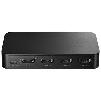 INSIGNIA TV, Monitor & Display Adapters – 4K Ultra HD, 60W Power Delivery, USB 3.0 5Gbps – Compatible with MacBook, iPad, Chromebook, Windows Laptops (3-Port HDMI Switch) - style: 3-Port HDMI Switch