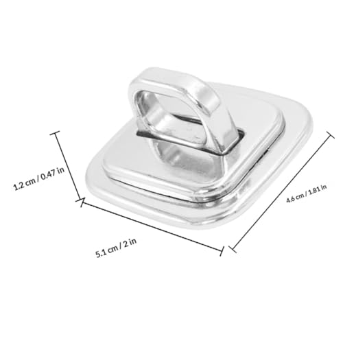 Homoyoyo 2pcs Laptop Security Anchor Plate with Fixed Base for Keyed Cable Locks, Universal Anti-Theft Computer Lock Accessory Compatible with Laptops, Tablets, and Monitors, External