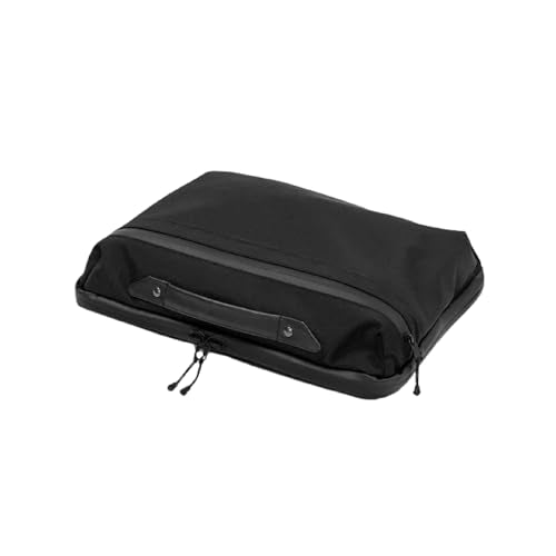 The Frenchie Co. 2-in-1 Speed Briefcase, Laptop Briefcases with Collapsible Workstation Stand, Backpack & Briefcase Carry Options, Made of Ballistic Nylon - color: Black