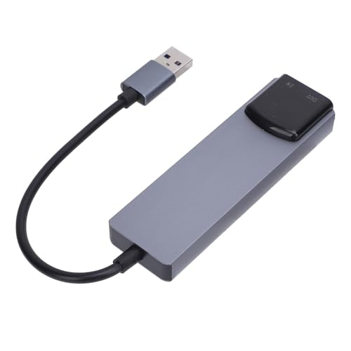 External Sound Card, Noise Reduction USB Sound Card Adapter 5.1 7.1 Channel USB Audio Adapter with Optical Input Output Noise Reduction