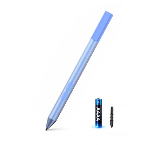 Active Pen for HP Omnibook Envy x360 Spectre Pavilion, Palm Rejection | 1024 Pressure Levels, 300-Day Battery, Dual Side Button, No Bluetooth, MPP 1.51 for Drawing & Note-taking - color: Sapphire