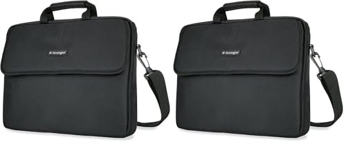 Kensington 17 inch Laptop Sleeve, Laptop Case fits for 15-17 inch Laptops and Accessories - Black (K62567USA) (Pack of 2) - size: 1 Count (Pack of 2)