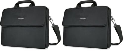 Kensington 17 inch Laptop Sleeve, Laptop Case fits for 15-17 inch Laptops and Accessories - Black (K62567USA) (Pack of 2) - size: 1 Count (Pack of 2)